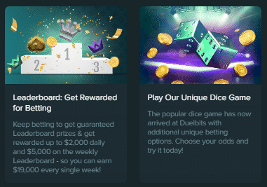 Duelbits Daily & Weekly Leaderboards